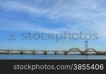 time lapse city panorama.