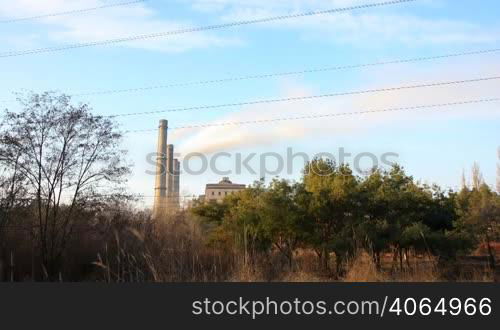 time lapse. close shot of power plant. HD1080i 25fps.