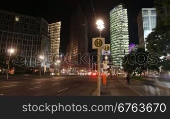 Time lapse in Potsdamer Platz, Berlin