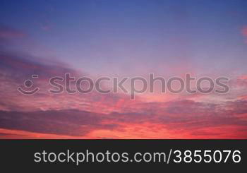 time lapse of the clouds at sunset. no birds and free of defects.