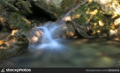 time lapse water flow in Crimea.