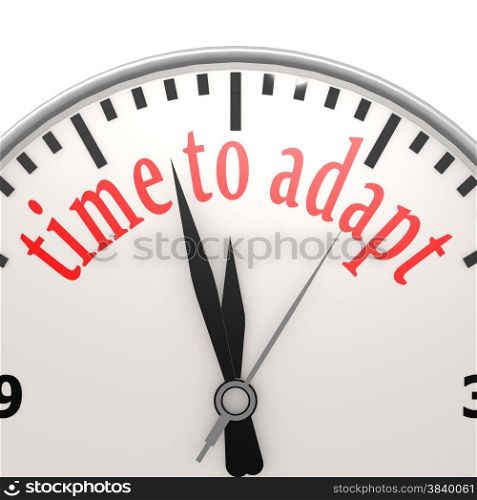 Time to adapt clock