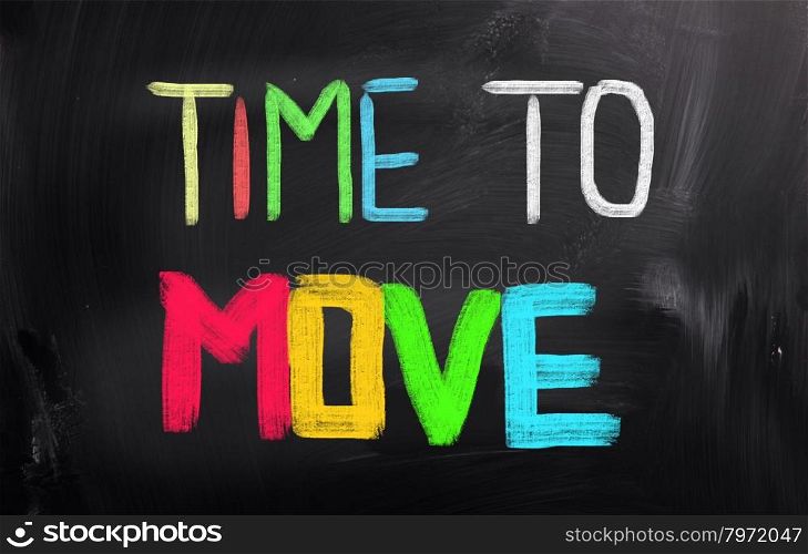Time To Move Concept