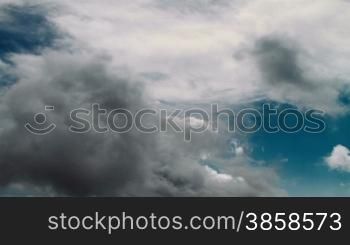 Timelapse of overcast sky