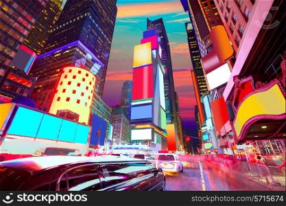 Times Square Manhattan New York all the ads deleted US
