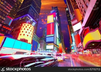 Times Square Manhattan New York all the ads deleted US