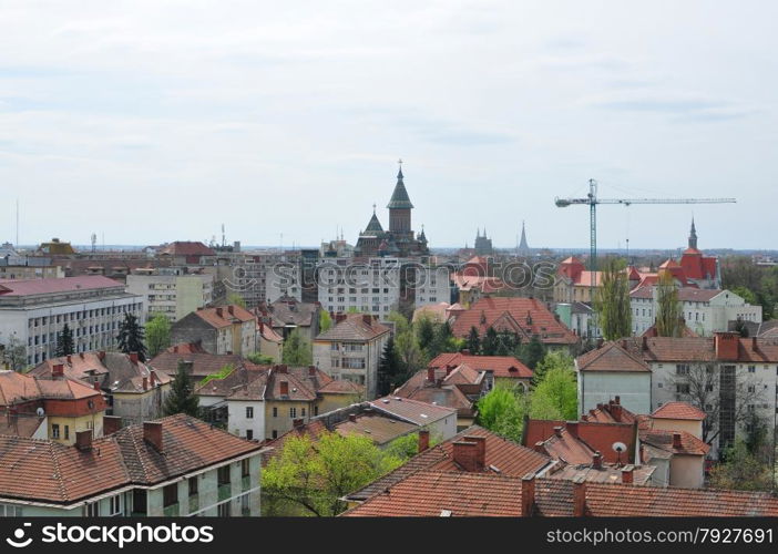 timisoara city Romania cityscape buildings architecture panorama