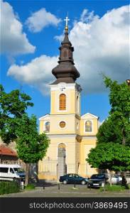 timisoara city romania traian square church landmark