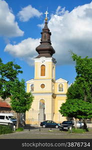 timisoara city romania traian square church landmark