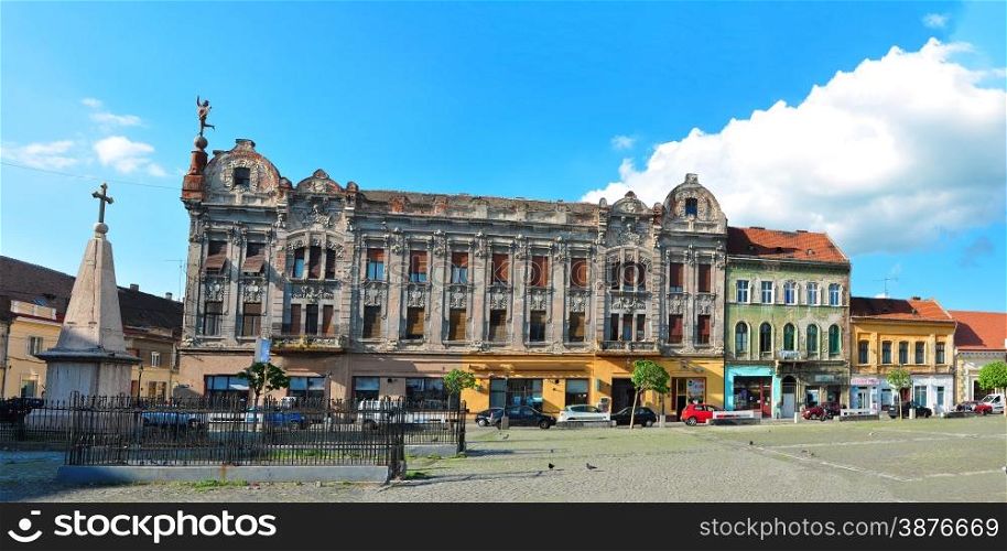 timisoara city romania traian square landmark panorama