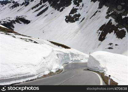 timmelsjoch - high alpine road, Alps