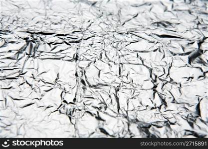 Tin foil abstract background texture