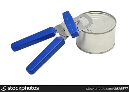 Tin opener and can