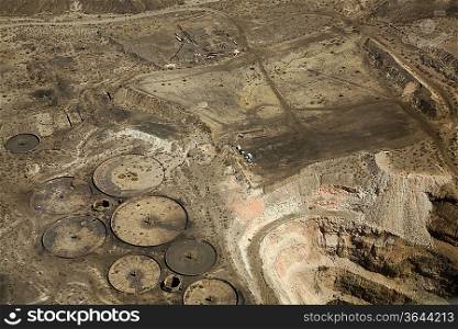 Tin quarry in the Nevada deserta