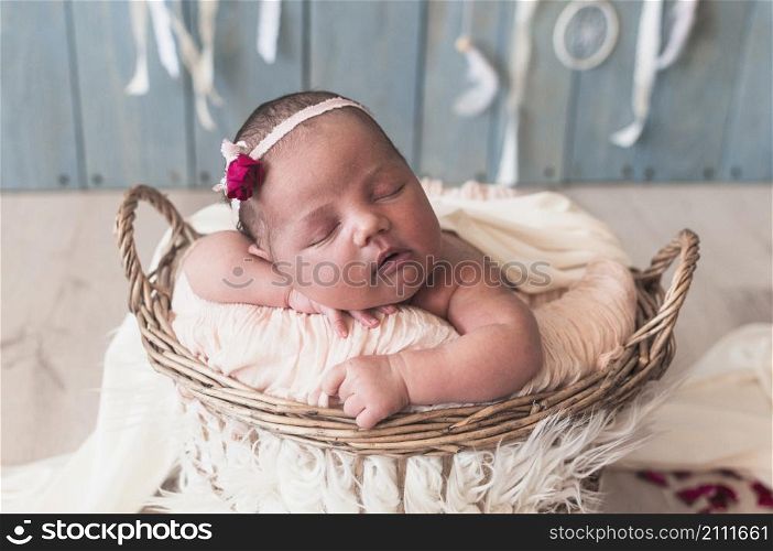 tiny wonderful baby basket