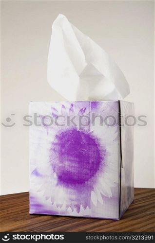 Tissue paper in a box