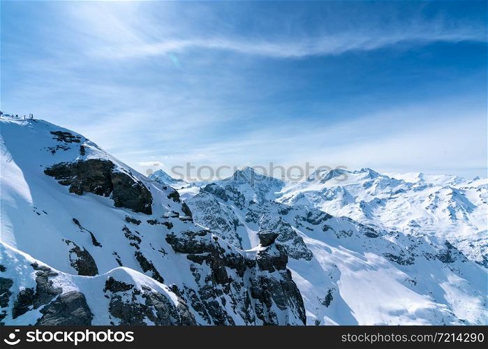 Titlis mountain in summer, Switzerland
