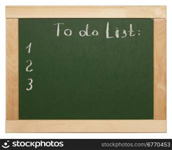 to do list on blackboard