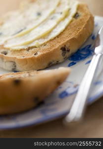 Toasted Tea Cake with Butter