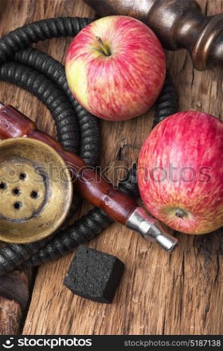 Tobacco hookah on apple tobacco