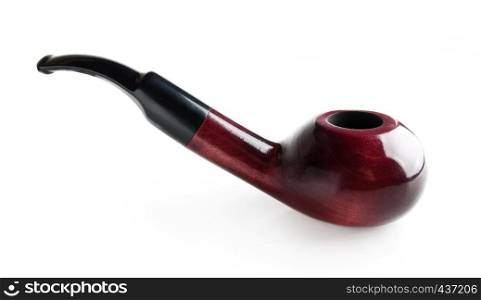 Tobacco modern pipe isolated on white background
