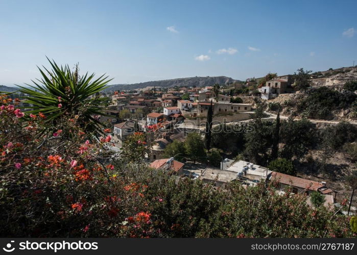 tochni village cyprus sunset