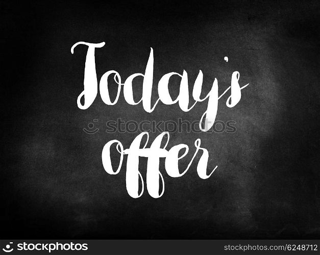 Todays offer sale on blackboard