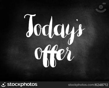 Todays offer sale on blackboard