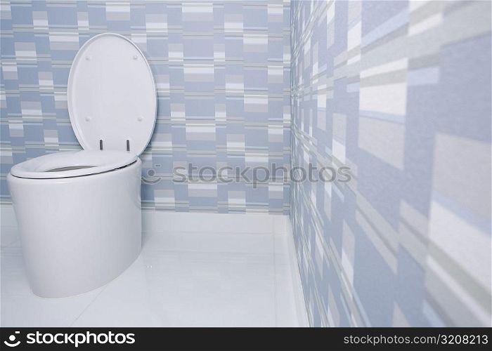 Toilet bowl in the bathroom