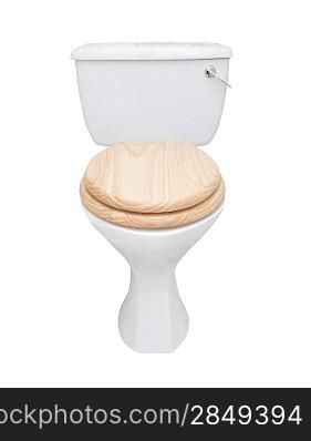 Toilet isolated on white