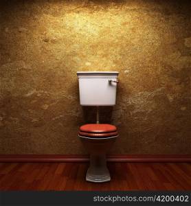 toilet made in 3D graphics