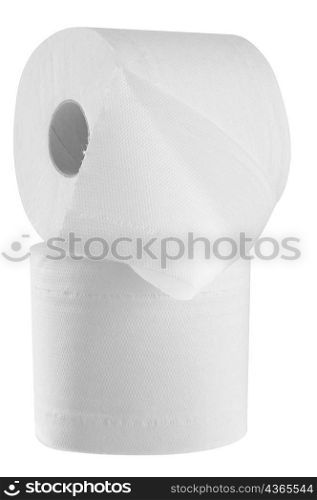 Toilet paper. Isolated