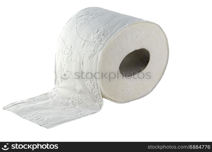 toilet paper isolated on white background photo. Beautiful picture, background, wallpaper