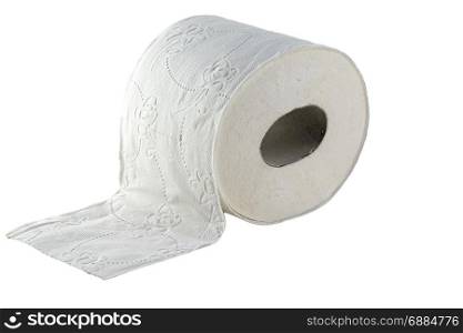 toilet paper isolated on white background photo. Beautiful picture, background, wallpaper