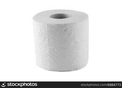 toilet paper roll isolated on white background photo. Beautiful picture, background, wallpaper
