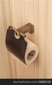 Toilet Paper Roll on Wall