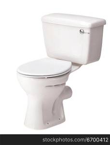 toilet with low level cistern
