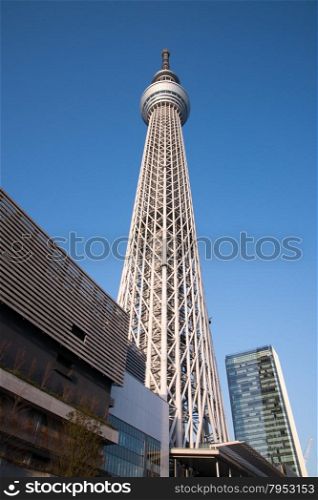 Tokyo sky tree, Japanese radio tower