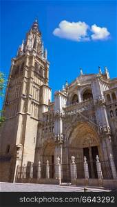 Toledo Cathedral in Castile La Mancha of Spain