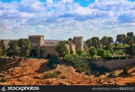 Toledo San Servando castle in Castile La Mancha of spain