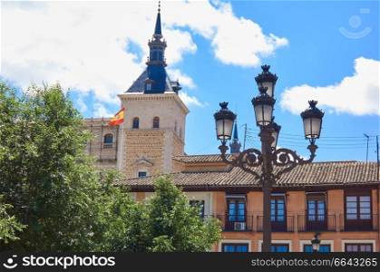 Toledo Zocodover plaza in Castile La Mancha of Spain