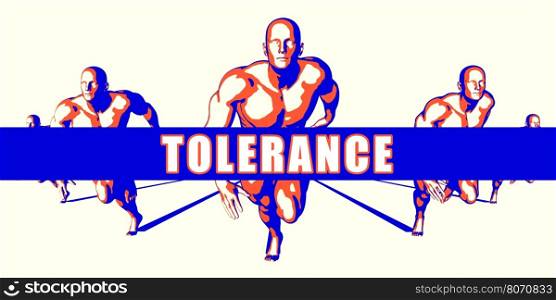 Tolerance as a Competition Concept Illustration Art. Tolerance
