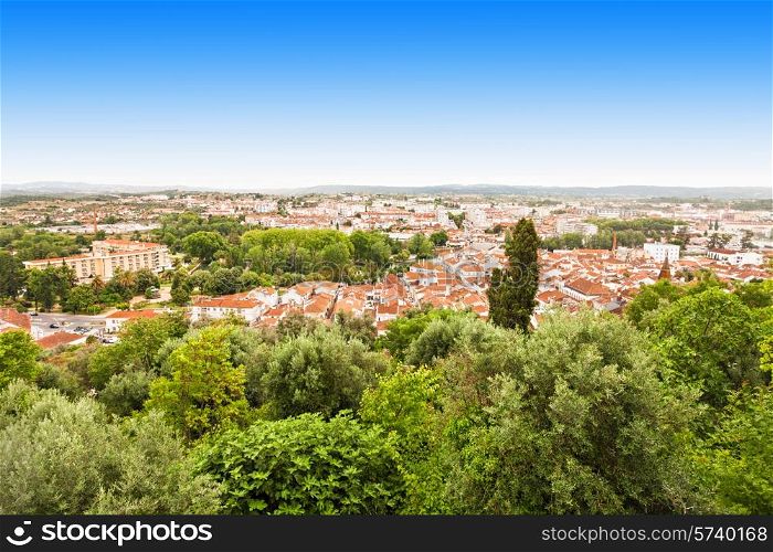 Tomar panorama view, Santarem District in Portugal