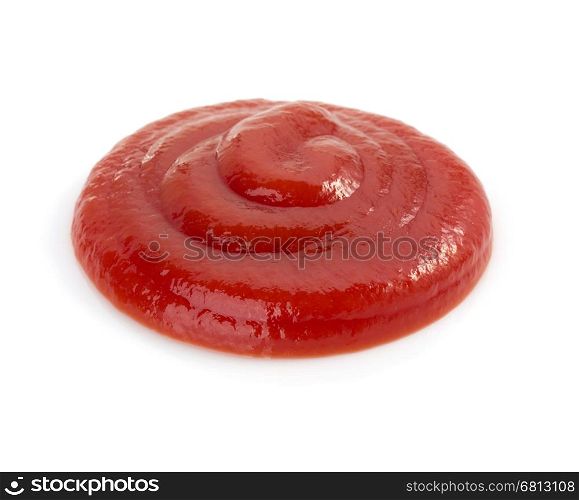 tomato sauce isolated on white background