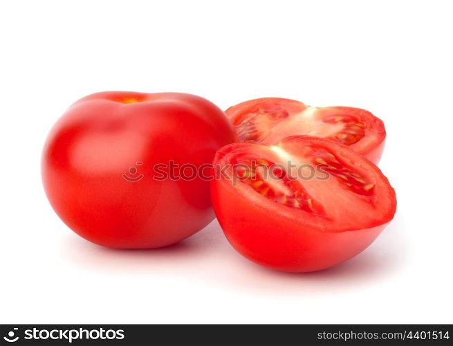 Tomato vegetable isolated on white background