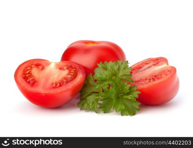 Tomato vegetable isolated on white background