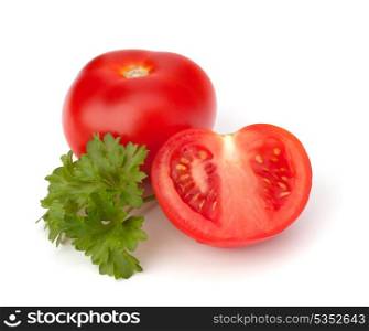 Tomato vegetable isolated on white background