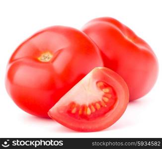 Tomato vegetable isolated on white background cutout