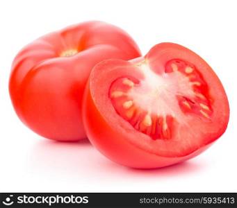 Tomato vegetable isolated on white background cutout