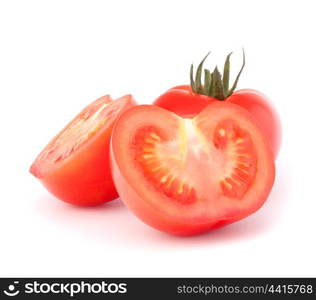 Tomato vegetables pile isolated on white background cutout